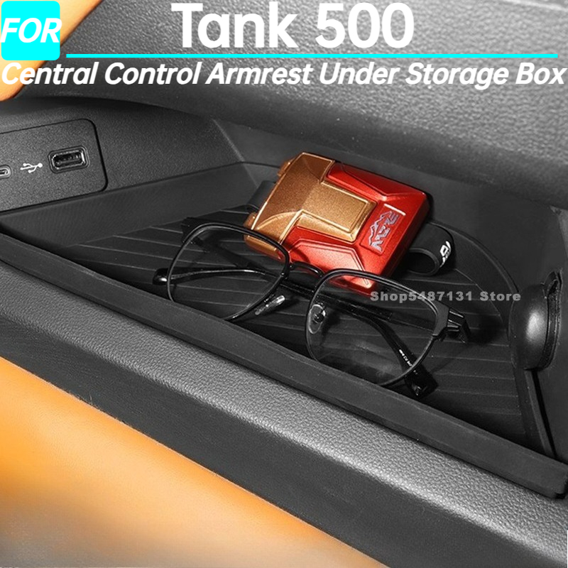 Car Accessories Under 500 - กล่องเก็บของใต้ที่วางแขนคอนโซลกลางรถยนต์สำหรับ Tank 500 อุปกรณ์ตกแต่งภายใน ปี 2022