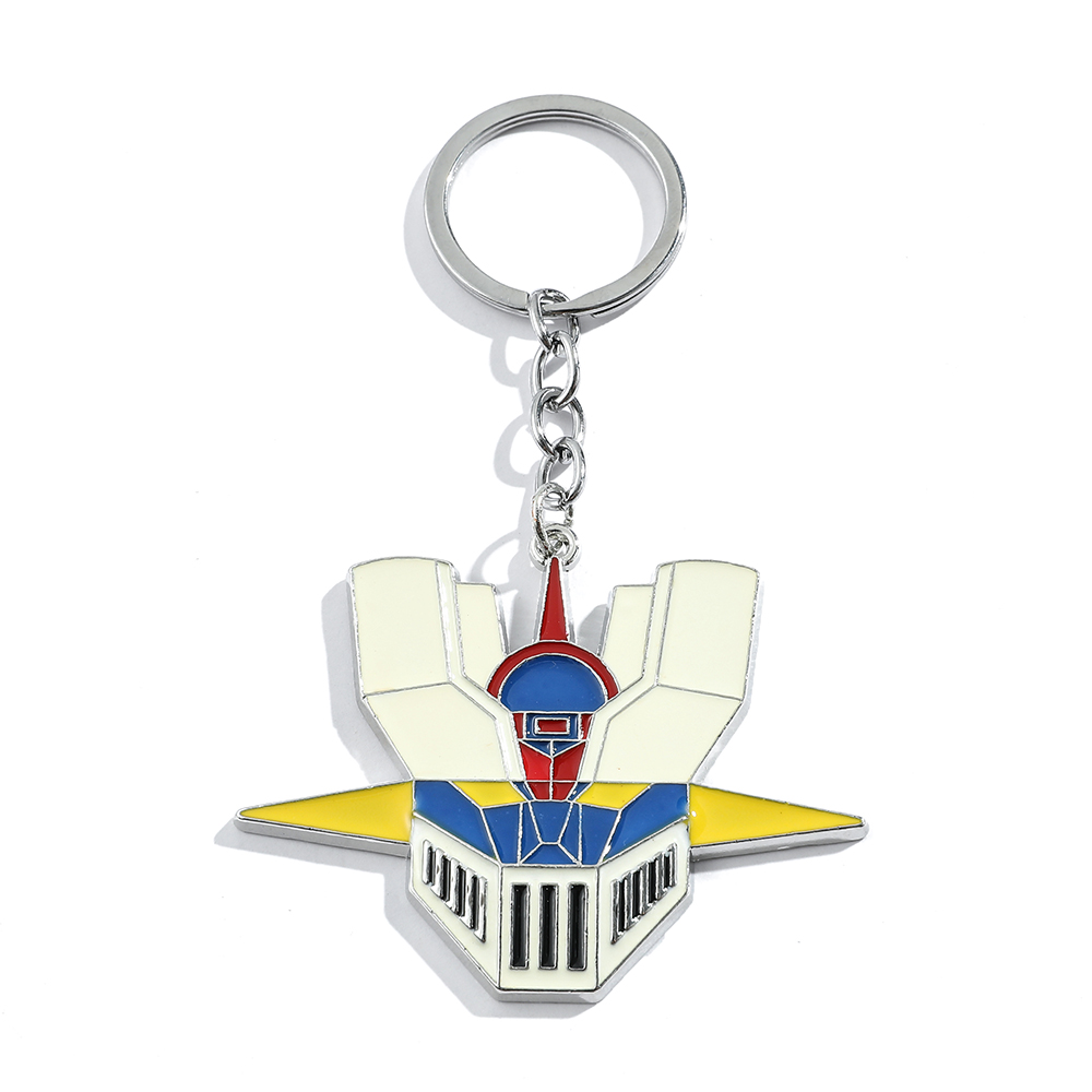 Car Accessories Girl - พวงกุญแจโลโก้หุ่นยนต์นักรบการ์ตูนอนิเมะ จี้ห้อยแฟชั่นสุดสร้างสรรค์สำหรับผู้ชาย อุปกรณ์ตกแต่งกระเป๋าเป้และรถยนต์ ﻿