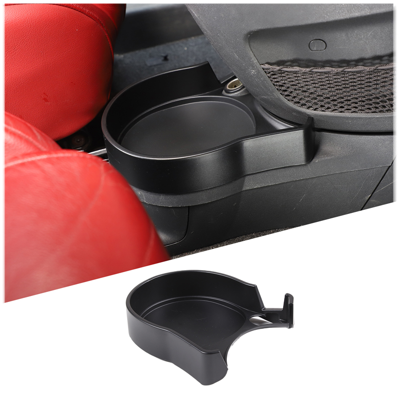 Car Accessories Under 500 - สำหรับเฟียต 500 2007-2015 กล่องเก็บของคอนโซลกลางรถยนต์ ที่วางแก้วน้ำอเนกประสงค์ ถาดใส่เหรียญโทรศัพท์