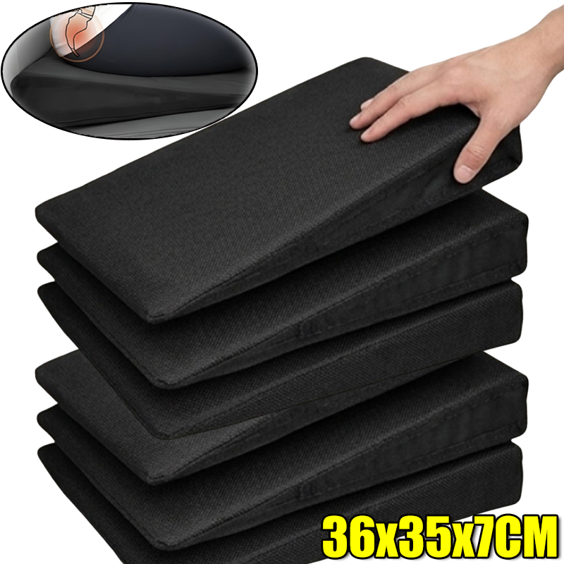 Car Seat Cushion Memory Foam - เบาะรองนั่งในรถยนต์ ช่วยลดความเมื่อยล้า เพิ่มความเรียบ ปรับระดับเบาะรถยนต์ แผ่นเสริมความสูง เมมโมรี่โฟม