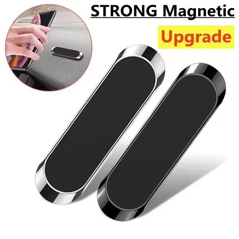 Car Phone Holder Magnetic - ที่ยึดโทรศัพท์แม่เหล็กแบบติดรถยนต์ ที่วางโทรศัพท์ในรถยนต์ วัสดุโลหะผสมสังกะสี แม่เหล็กสำหรับยึด GPS ในรถยนต์