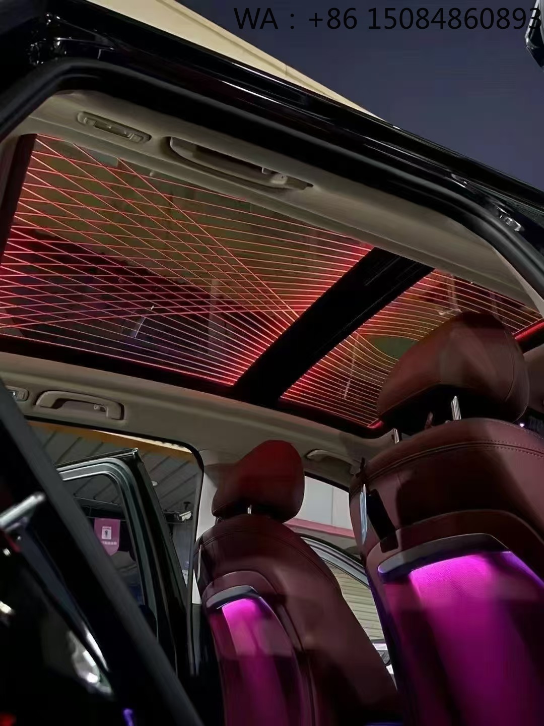 Car Accessories Light - ชุดฟิล์มตกแต่งหลังคาภายในรถยนต์ Symphony Ambient Light Starry Sky