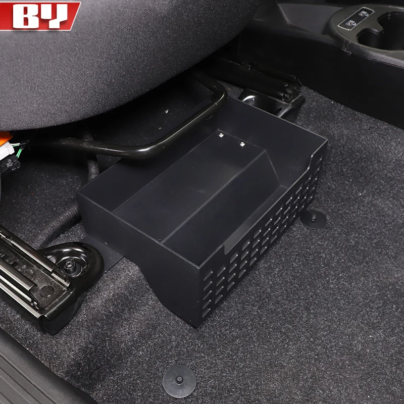 Car Accessories Under 500 - สำหรับเฟียต 500 2007-2025 อลูมิเนียมรถด้านหน้าใต้ที่นั่งตะกร้าเก็บจัดระเบียบตะกร้าเก็บรถอุปกรณ์เสริม