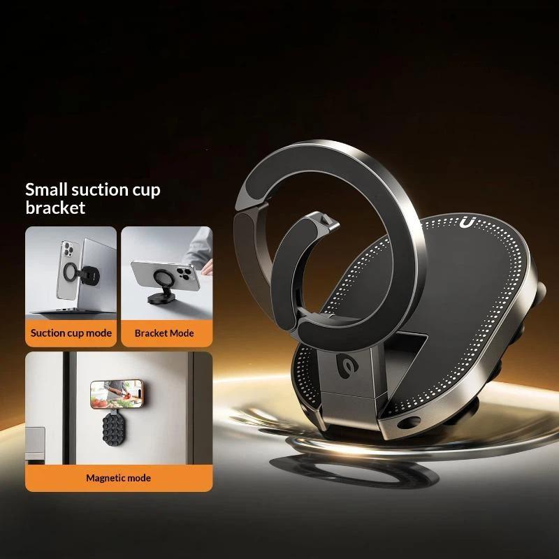 Car Accessories Phone Holder - ที่วางโทรศัพท์ในรถยนต์แบบแม่เหล็ก 3 in 1 พับได้ หมุนได้