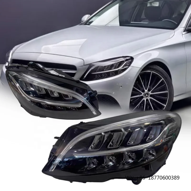 Car Accessories Light - สำหรับไฟหน้า LED ของ Mercedes-Benz C-Class W205
