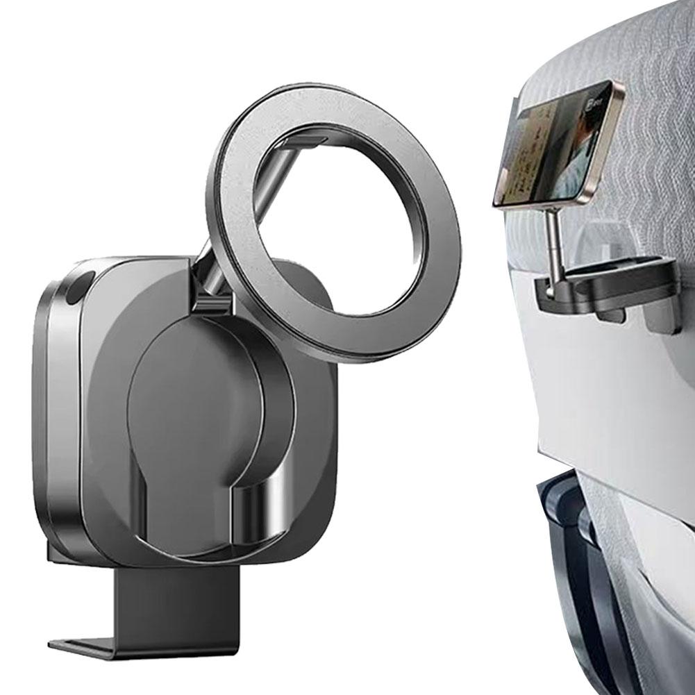Car Accessories Phone Holder - ที่วางโทรศัพท์แม่เหล็กแบบพกพา ที่ยึดโทรศัพท์มือถือแม่เหล็กแรงสูง สำหรับ MagSafe ใช้ในรถยนต์ เครื่องบิน