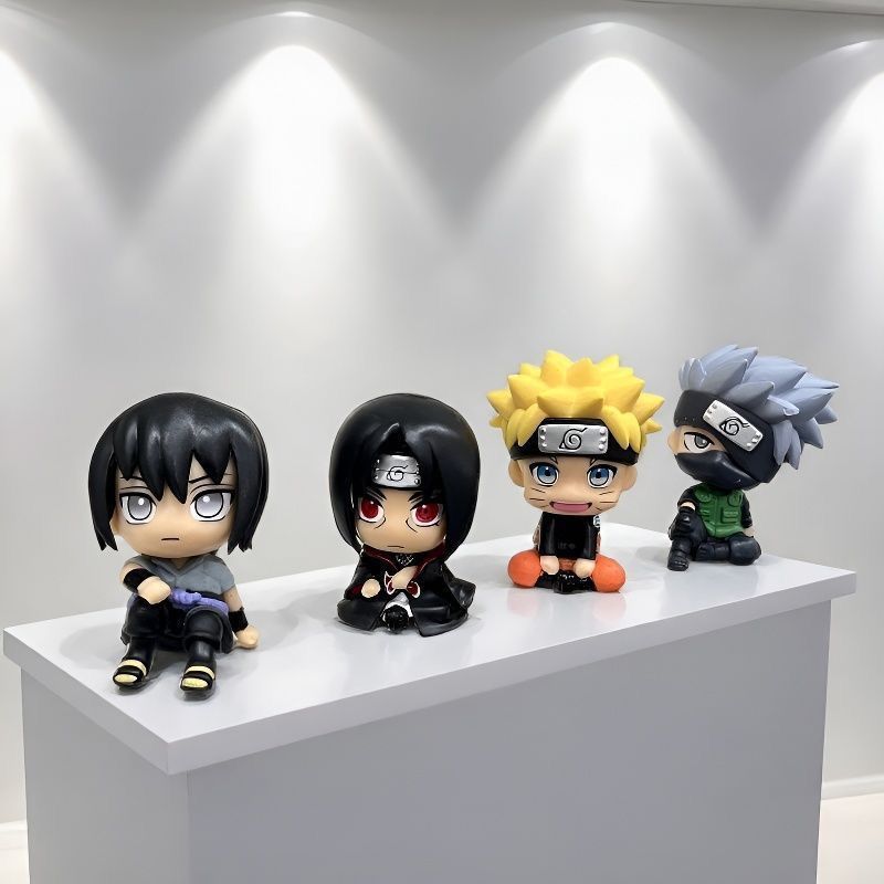 Car Accessories Japan - โมเดลฟิกเกอร์การ์ตูนนารูโตะน่ารักแบบคาวาอี้ 2 มิติ ตุ๊กตาจิ๋ว ตกแต่งรถยนต์ ของตกแต่งโต๊ะทำงาน