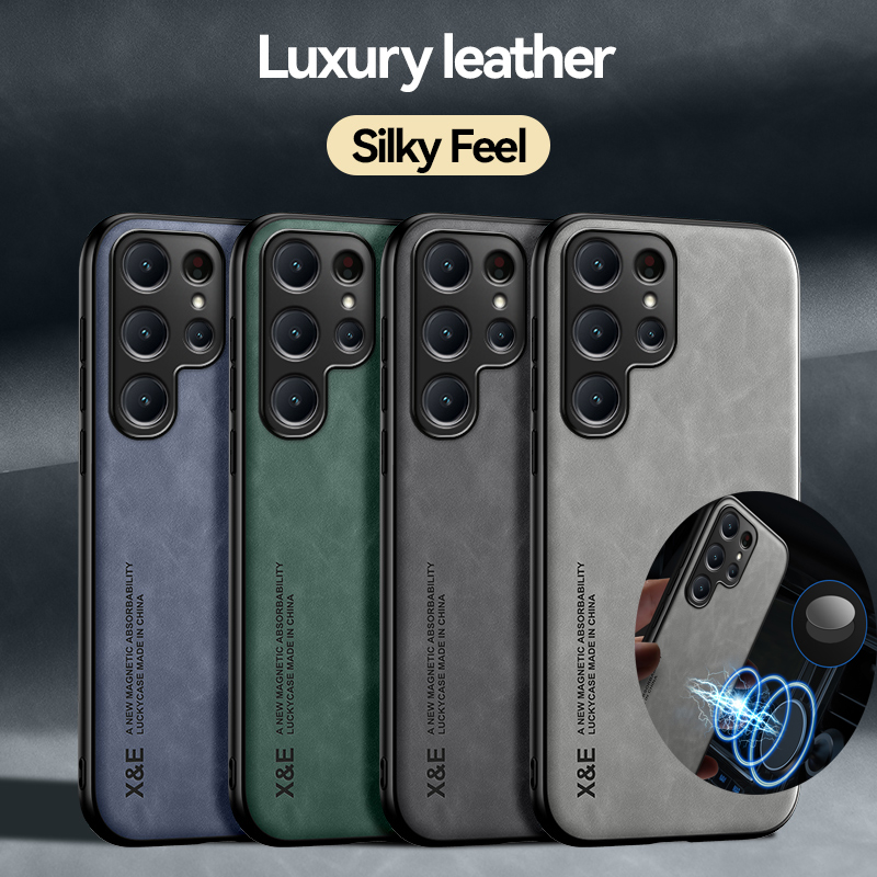 Car Phone Holder Magnetic - เคสกันกระแทกสำหรับ Samsung Galaxy S25 S24Ultra S23