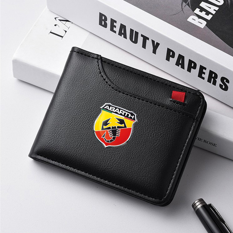 Car Accessories Under 500 - กระเป๋าใส่ใบขับขี่รถยนต์ บัตรเครดิต เอกสารสำคัญ สำหรับ Fiat Abarth