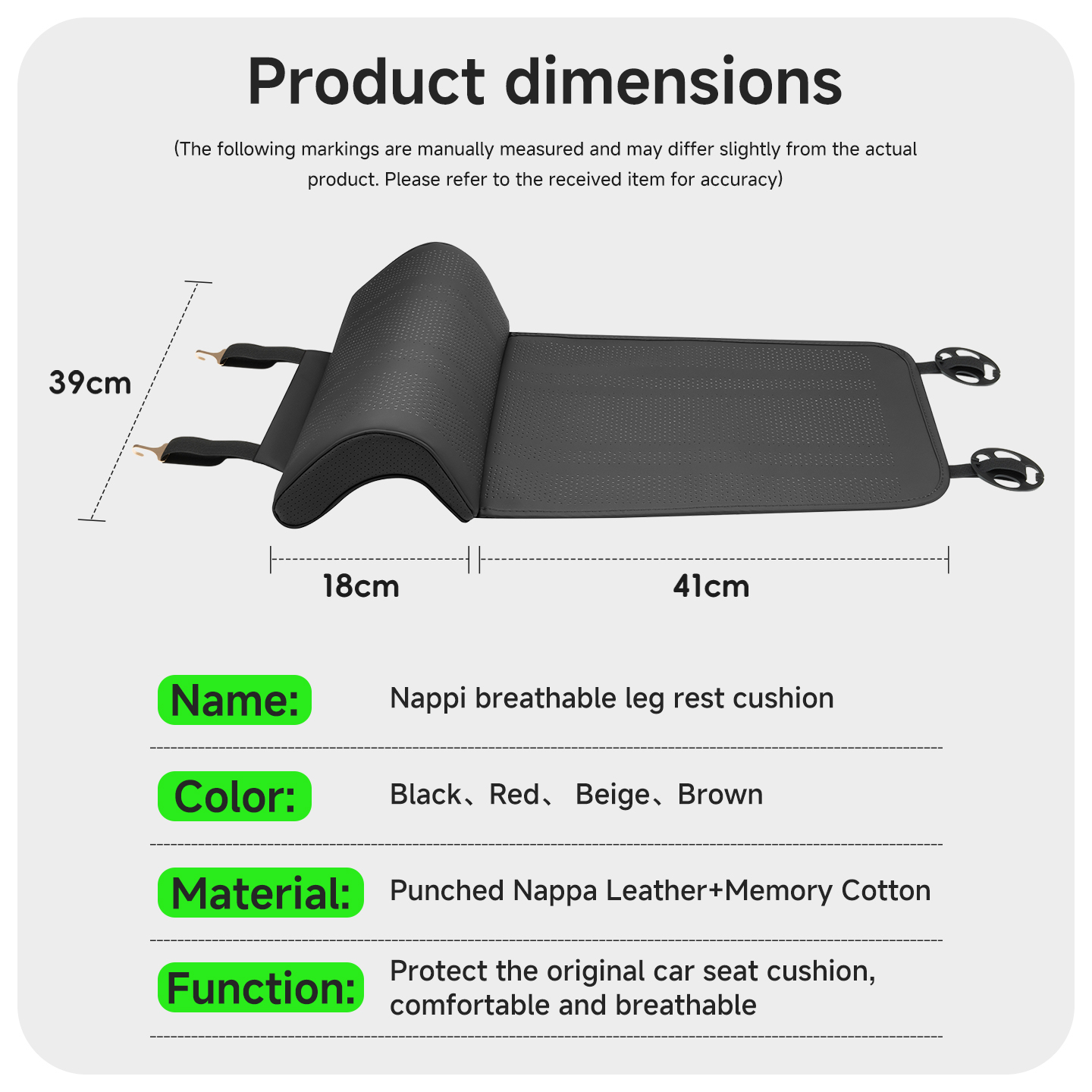 สำหรับรถยนต์เทสล่า รุ่น 3 Y S  - Car Seat Cushion Memory Foam บทวิจารณ์และราคา