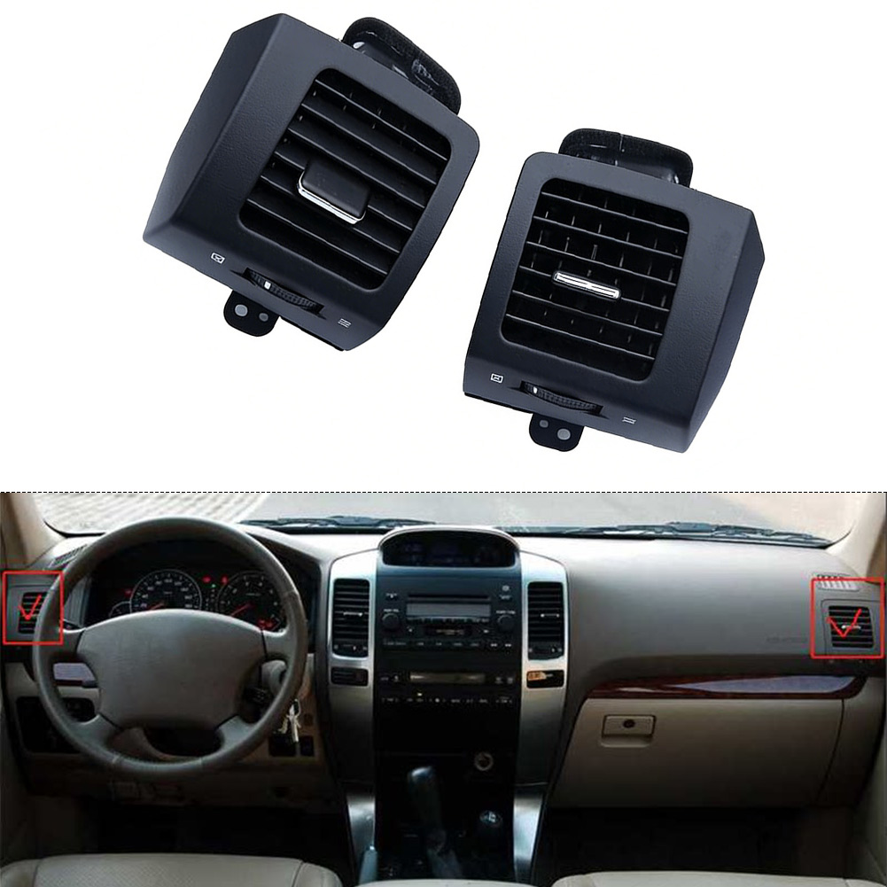 ช่องระบายอากาศพลาสติกสีดำคู่ ร - Car Accessories Light บทวิจารณ์และราคา