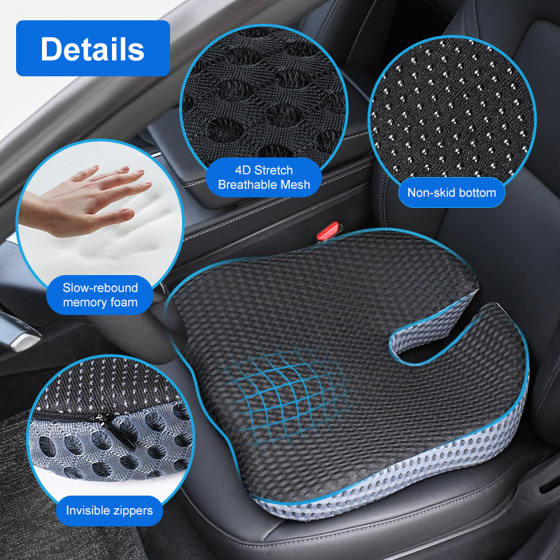 เบาะรองนั่งในรถยนต์แบบเออร์โกโ - Car Seat Cushion Memory Foam บทวิจารณ์และราคา