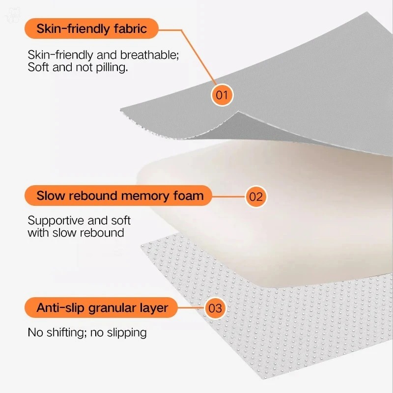 เบาะรองนั่งเมมโมรี่โฟมตามหลักส - Car Seat Cushion Memory Foam บทวิจารณ์และราคา