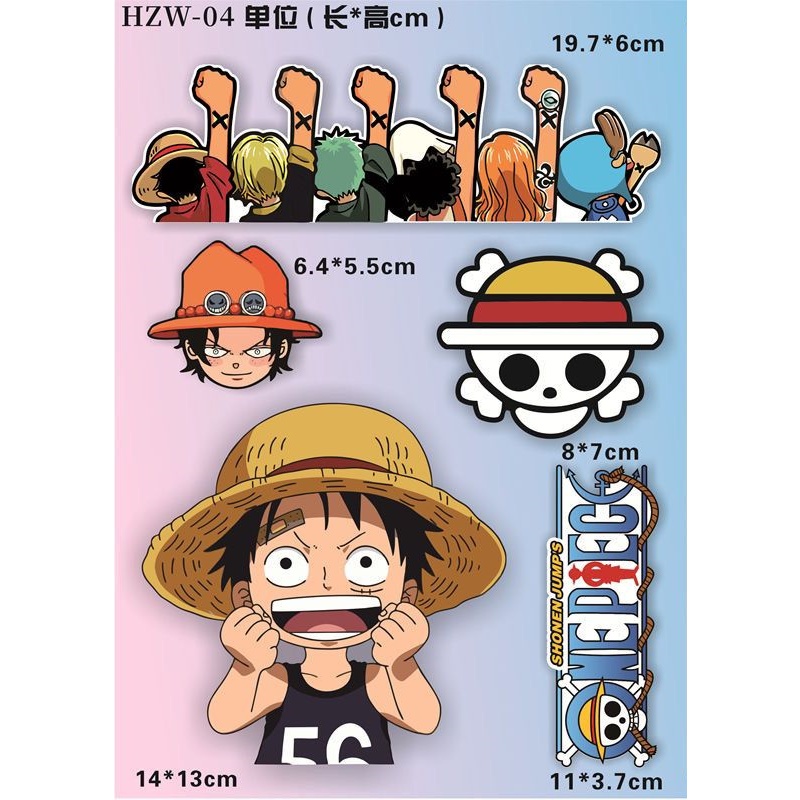 สติ๊กเกอร์ติดรถยนต์ไฟฟ้าวันพีซ - Car Accessories Japan บทวิจารณ์และราคา