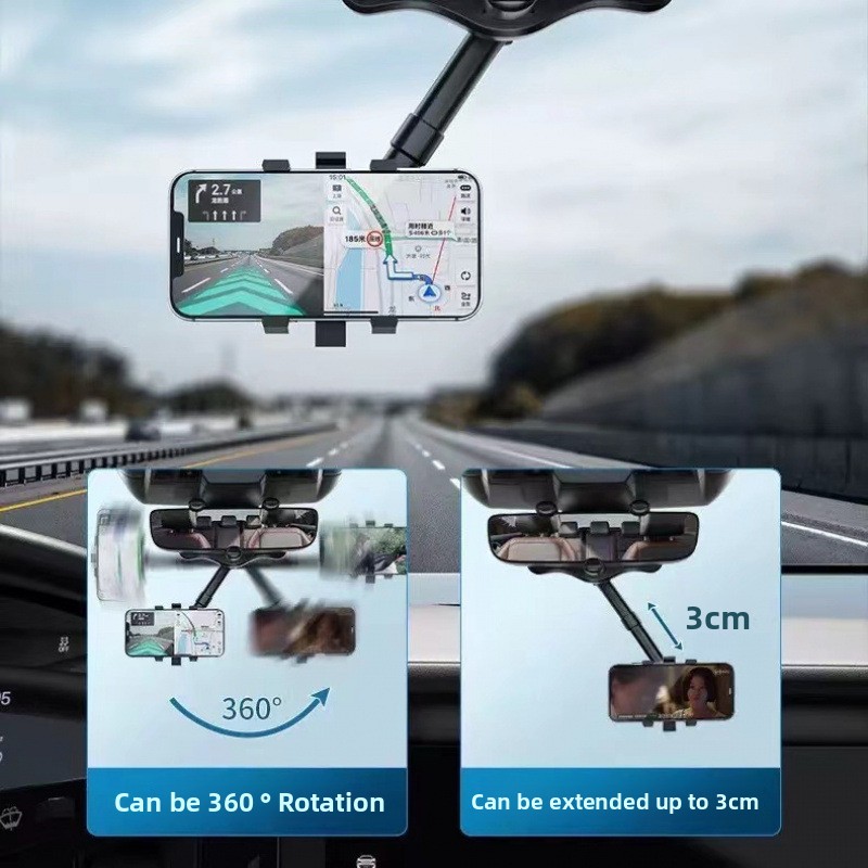 ที่วางโทรศัพท์ติดกระจกมองหลังร - Car Accessories Phone Holder บทวิจารณ์และราคา
