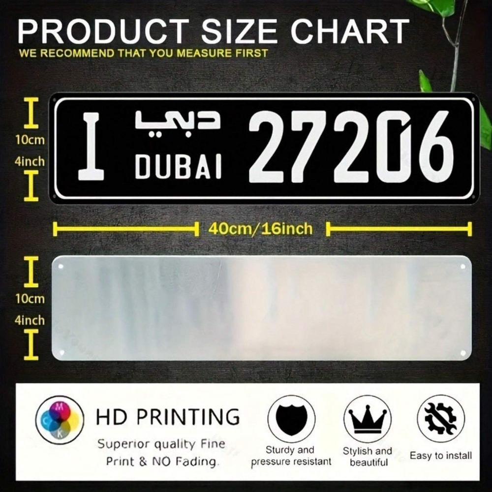 CIFBUY ป้ายถนนอะลูมิเนียมแกะสล - Car Accessories In Dubai บทวิจารณ์และราคา