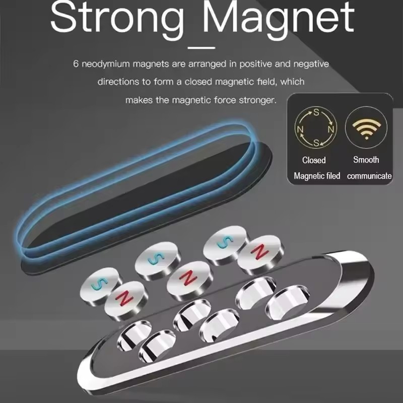 ที่ยึดโทรศัพท์แม่เหล็กแบบติดรถ - Car Phone Holder Magnetic บทวิจารณ์และราคา