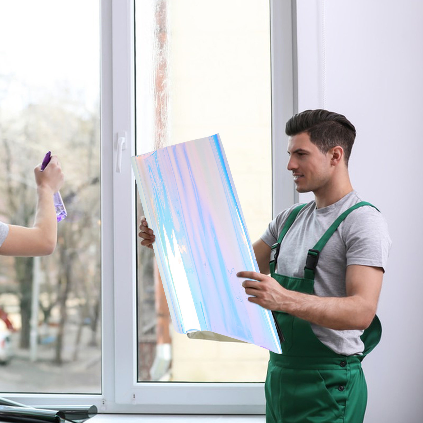 ฟิล์มหน้าต่างโฮโลแกรมใส ฟิล์มก - Tinted Window Film บทวิจารณ์และราคา