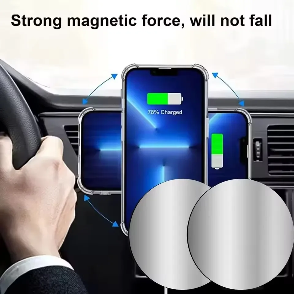 แผ่นโลหะแม่เหล็กขนาด 8 ซม. 1-5 - Car Accessories Phone Holder บทวิจารณ์และราคา