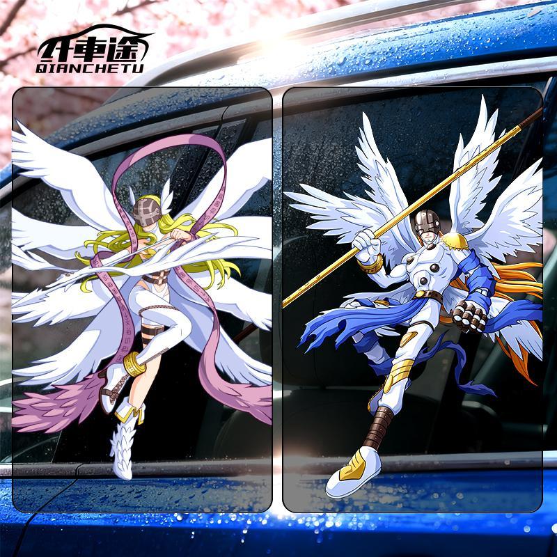 สติกเกอร์ติดรถดิจิมอนน่ารักแฟช - Car Accessories Japan บทวิจารณ์และราคา