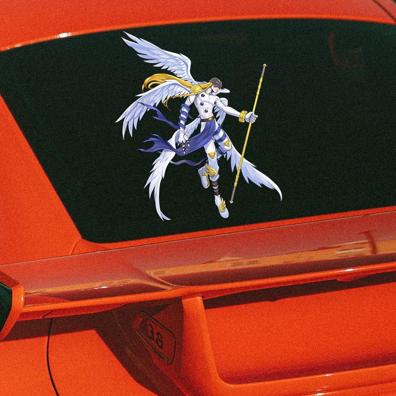 สติกเกอร์ติดรถดิจิมอนน่ารักแฟช - Car Accessories Japan บทวิจารณ์และราคา