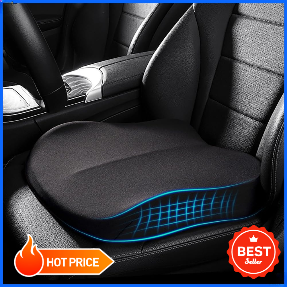 เบาะรองนั่งเมมโมรี่โฟมแบบคืนตั - Car Seat Cushion Memory Foam บทวิจารณ์และราคา