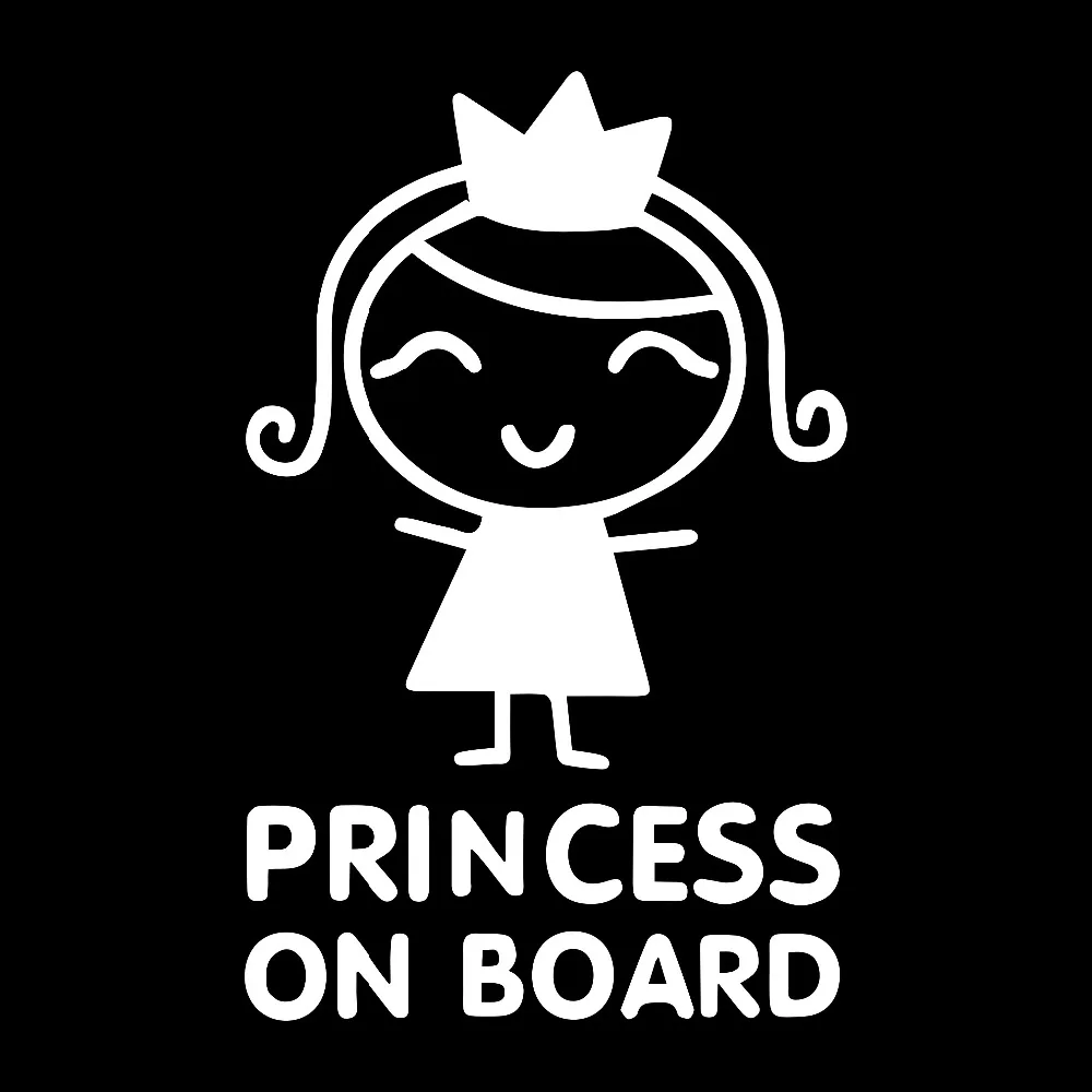สติกเกอร์รถยนต์บุคลิกภาพ Princ - Car Accessories Girl บทวิจารณ์และราคา