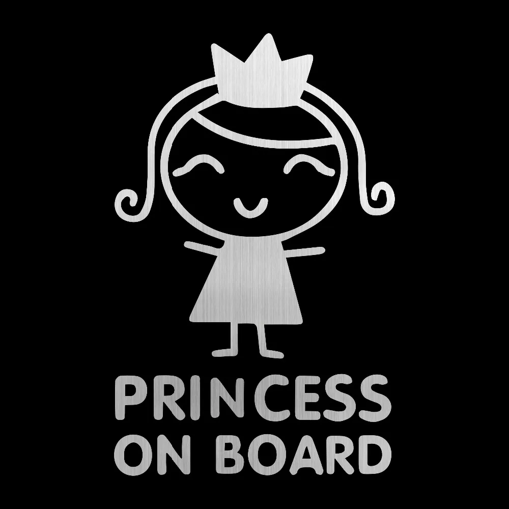 สติกเกอร์รถยนต์บุคลิกภาพ Princ - Car Accessories Girl บทวิจารณ์และราคา