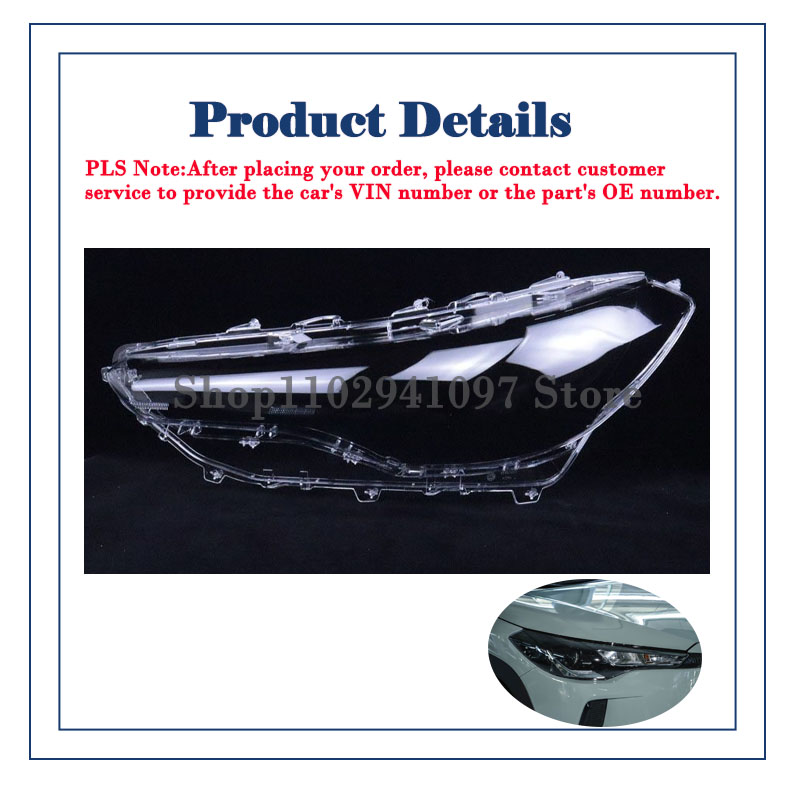 ฝาครอบไฟหน้ารถยนต์สำหรับ Toyot - Car Accessories Light บทวิจารณ์และราคา