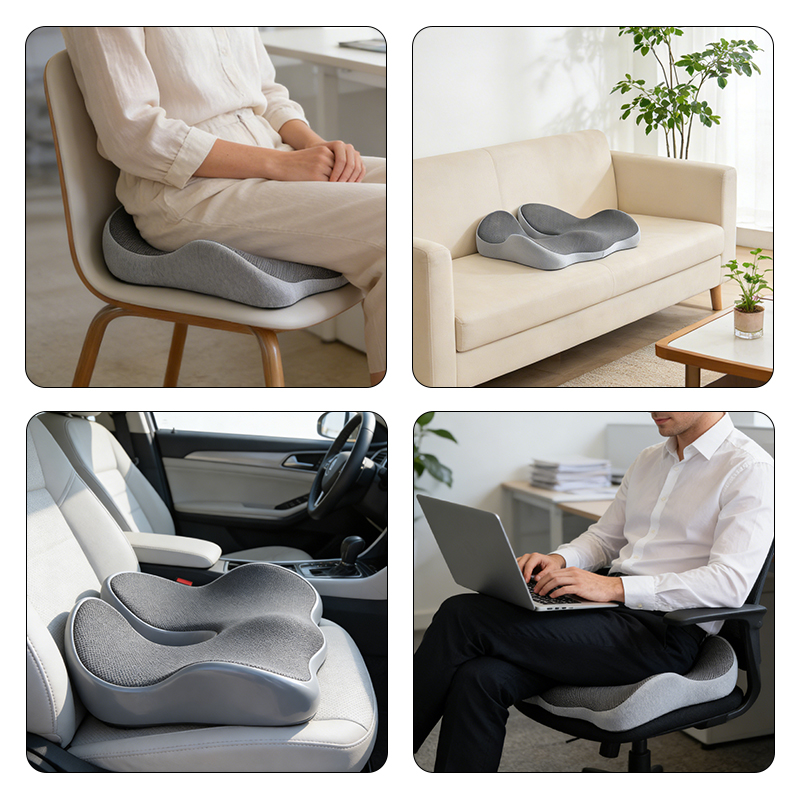 เบาะรองนั่งในรถยนต์แบบพกพา ทำจ - Car Seat Cushion Memory Foam บทวิจารณ์และราคา