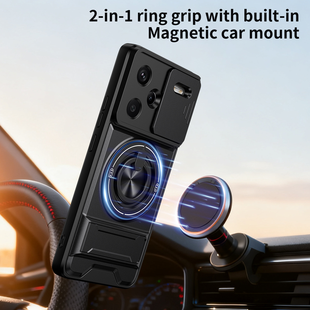 เคสโทรศัพท์แบบเลนส์สไลด์สำหรับ - Car Phone Holder Magnetic บทวิจารณ์และราคา
