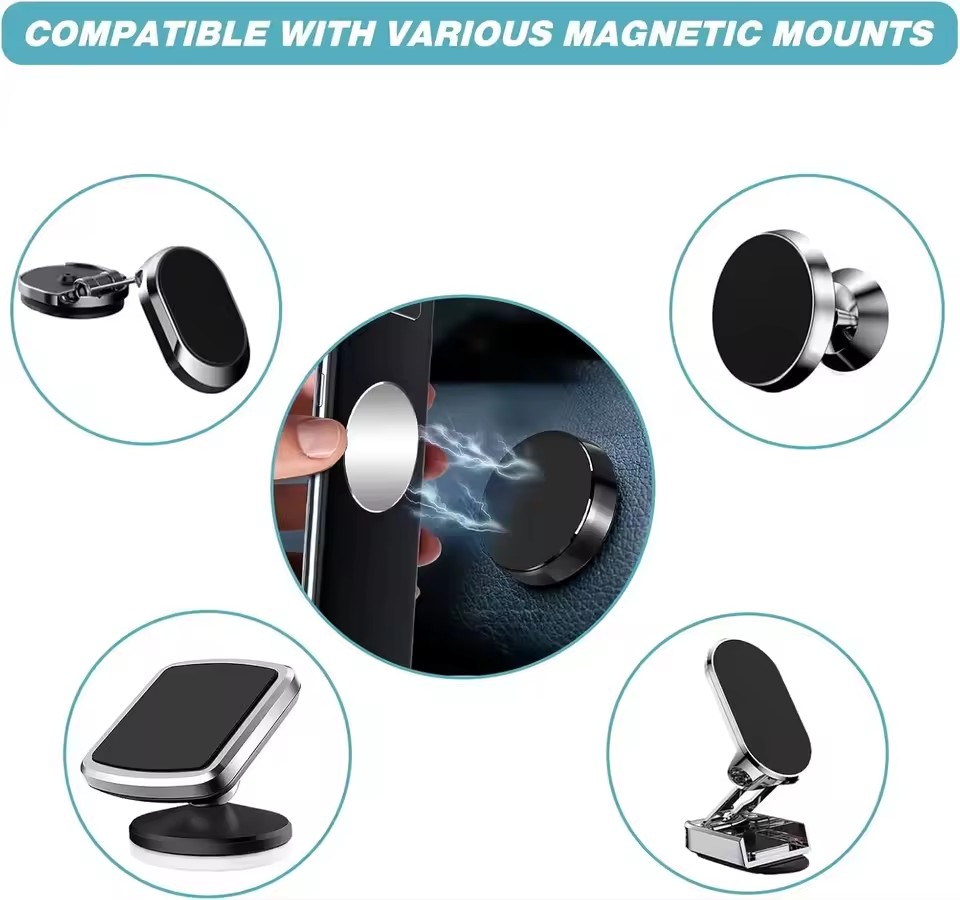 แผ่นโลหะ 50/1 ชิ้น สำหรับที่ยึ - Car Accessories Phone Holder บทวิจารณ์และราคา