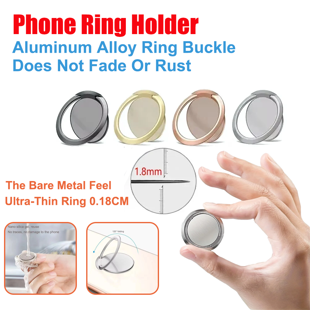 ที่วางโทรศัพท์แบบวงแหวนโลหะบาง - Car Accessories Phone Holder บทวิจารณ์และราคา