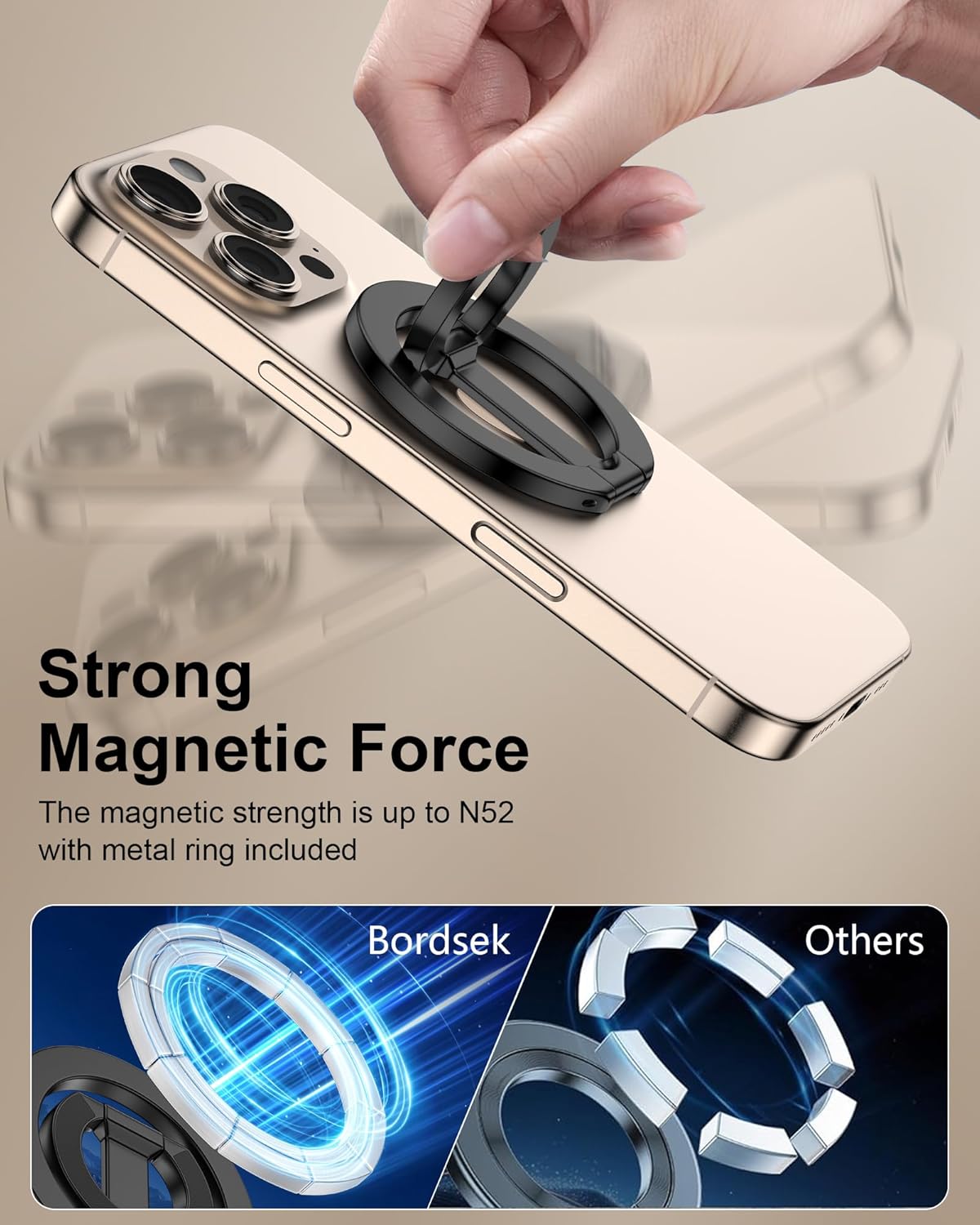 ที่ยึดโทรศัพท์แบบวงแหวนแม่เหล็ - Car Accessories Phone Holder บทวิจารณ์และราคา